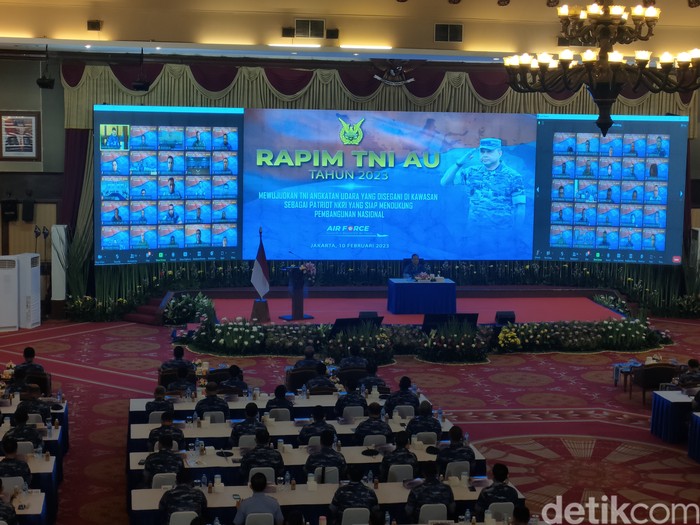 Rapim TNI AU, 10 Februari 2023 (Dwi Rahmawati/detikcom)