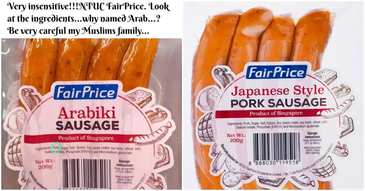 Sosis babi merek Arabiki