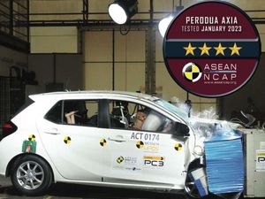 Daihatsu Ayla 2023 Belum Meluncur tapi Sudah Diuji Tabrak, Ini Hasilnya