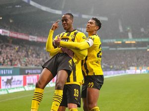 Hasil Liga Jerman: Tekuk Bremen 2-0, Dortmund Terus Pepet Bayern
