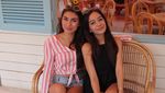 Cantiknya DJ Freya saat Menikmati Floating Breakfast di Bali