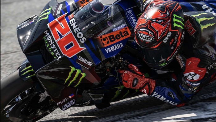 Fabio Quartararo menjajal YZR-M1 dengan fairing baru di tes pramusim MotoGP 2023 Sepang