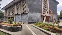 Namun GOR Saparua, kini telah kembali sesuai fungsinya. Tak ada lagi entakan musik yang memenuhi GOR tersebut (Foto: Rifat Alhamidi/detikJabar).