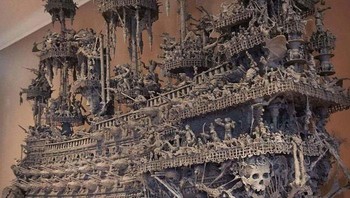 Detail banget ini kapalnya. Foto: (Bored Panda).