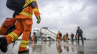 Tim yang diberangkatkan pagi ini akan mengemban tugas pencarian dan penyelamatan (search and rescue). Mereka akan bertugas selama sebulan.