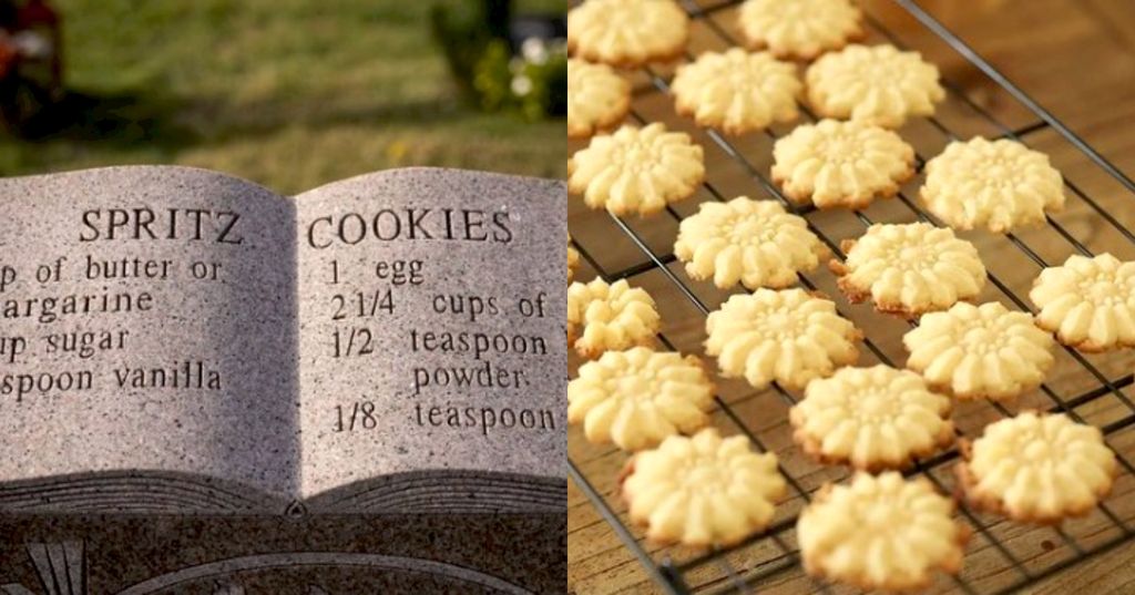 Unik! Wanita Ini Masak Kue Berbekal Resep di Nisan Kuburan