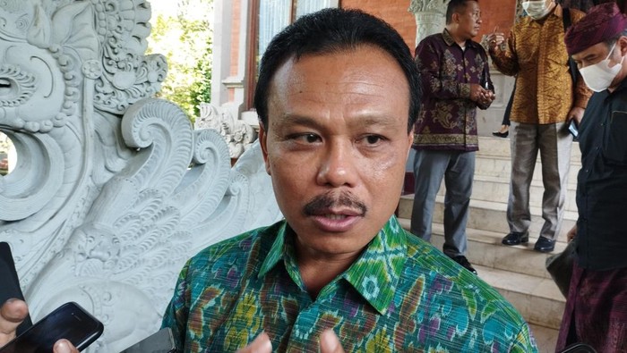 Sekretaris Daerah (Sekda) Provinsi Bali, Dewa Made Indra, di Kantor Gubernur Bali, Sabtu (11/2/2023).