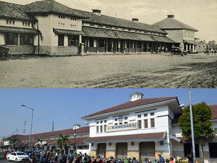 Before After Stasiun Manggarai yang Kini Penuh Sesak