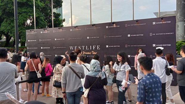 Suasana Jelang Konser Westlife