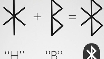 Nah, kalau ikon Bluetooth bukan dari benda, melainkan inisial nama Raja Harald Bluetooth dalam huruf Viking. Sekarang kamu bisa tidur dengan tenang. Foto: The Cultural Tutor/Twitter