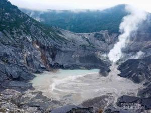 Kondisi Terkini Kebakaran di Kawasan Gunung Tangkubanparahu