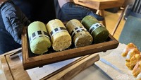 Jika memesan daging wagyu reserve, pelanggan bisa memilih jenis olesan butter yang diinginkan. Ada garlic hingga wasabi. Foto: Detikcom / Atiqa Rana