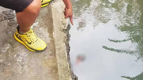 Jasad orok laki-laki ditemukan mengambang di selokan kawasan perumahan di Muding Indah Kerobokan, Badung, Bali, Minggu (12/2/2023).