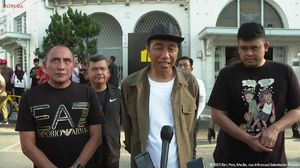 Jokowi Gowes Bareng Edy Rahmayadi-Bobby, Lihat Penataan Kota Medan