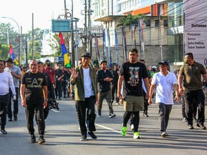 Presiden Jokowi Cek Kota Medan Bareng Gubsu-Bobby