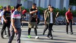 Jokowi Menyapa Warga di CFD Medan