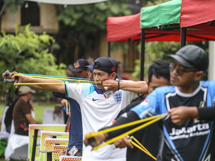 Wow! Serunya Liga Ketapel Indonesia di Depok