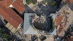 Sedih! Masjid Tertua Turki Hancur Diguncang Gempa