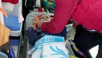 Tangkapan layar ini diambil dari video yang dikirimkan Kementerian Kesehatan Turki.