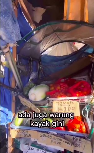 Warung sayur kejujuran di Jepang