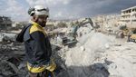 Aksi Relawan White Helmets, Ujung Tombak SAR Korban Gempa di Suriah