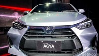Tampilan All New Agya, tampilan grille dan lampu lebih sporty. Foto: Ridwan Arifin