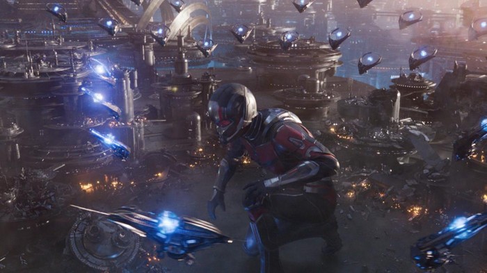 (L-R): Paul Rudd as Scott Lang/Ant-Man in Marvel Studios ANT-MAN AND THE WASP: QUANTUMANIA. Photo courtesy of Marvel Studios. © 2022 MARVEL.