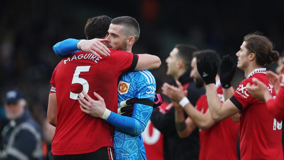 David De Gea masih dibela oleh Erik ten Hag. (Foto: Action Images via Reuters/LEE SMITH)