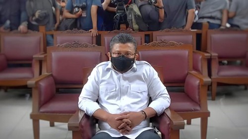 Eks Kadiv Propam Polri Ferdy Sambo saat menjalani sidang vonis terkait pembunuhan Brigadir N Yosua Hutabarat (dok Istimewa)