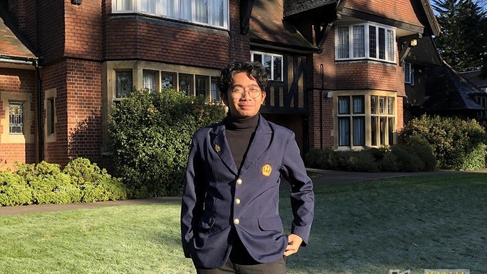 Gde Ksamawan Suputra, mahasiswa Unpad yang menjalani program IISMA di Inggris