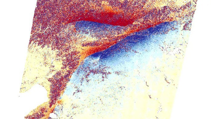 Gempa Turki Difoto dari Satelit Sentinel-1