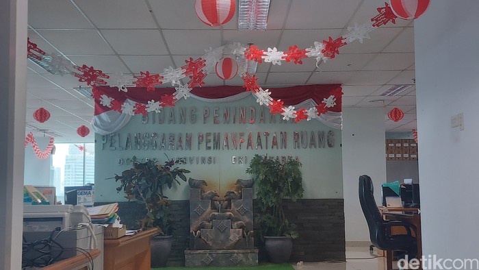 Kantor Dinas Citata DKI Jakarta, Gambir, Jakarta Pusat. (Rumondang Naibaho/detikcom)