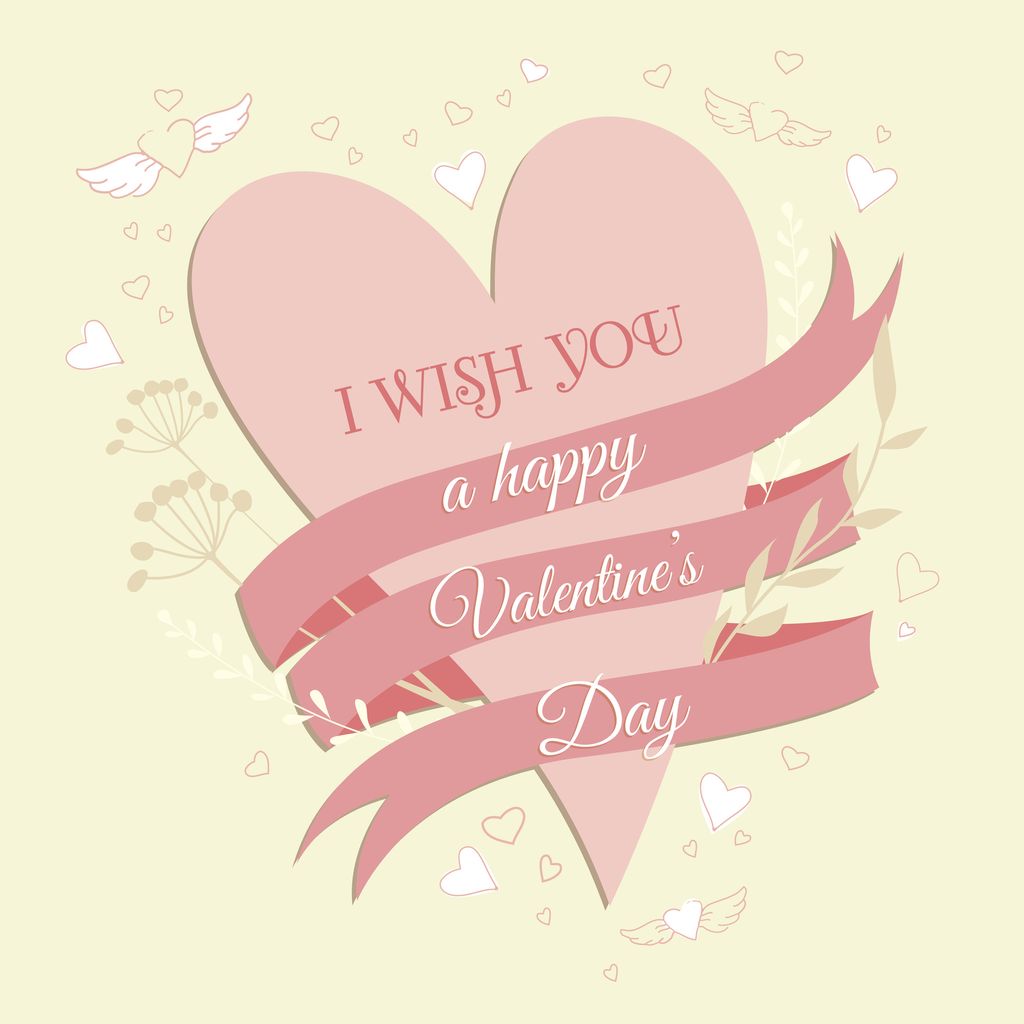 Happy Valentine's Day Poster or banner with cute font,sweet hearts and gift box on red background.Promotion and shopping template or background for Love and Valentine's day concept