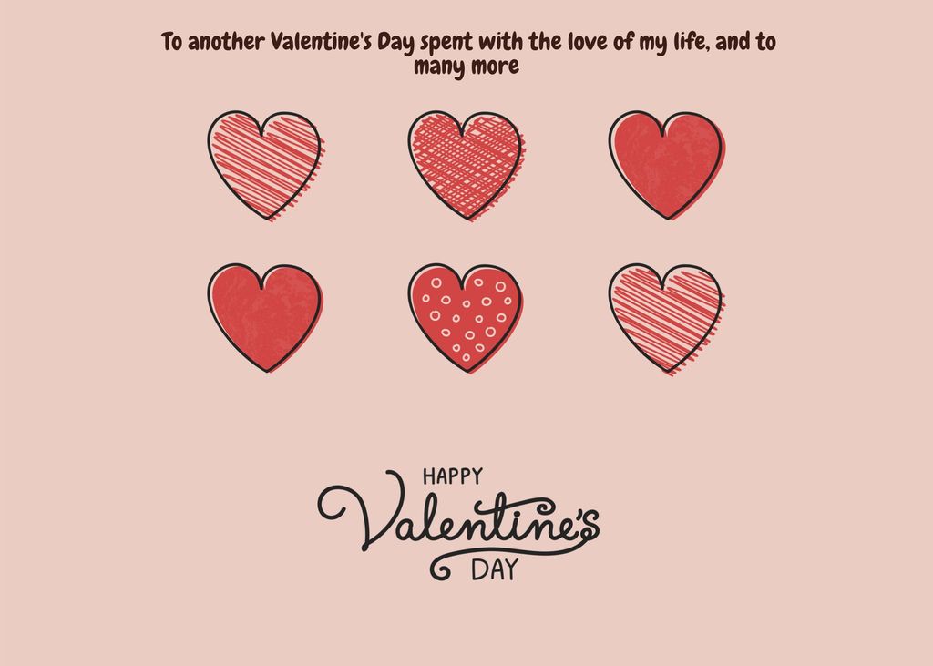 Happy Valentine's Day Poster or banner with cute font,sweet hearts and gift box on red background.Promotion and shopping template or background for Love and Valentine's day concept