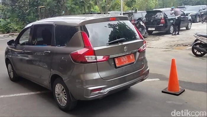 Kendaraan yang digunakan pengedar narkoba di Serang (Bahtiar Rifai/detikcom)