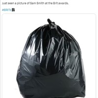 Ada pula yang menyebut Sam Smith seperti kantong sampah besar. Foto: Twitter