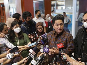 Wanti-wanti Erick ke DPR Soal Ongkos Haji: Garuda Jangan Sampai Sakit Lagi