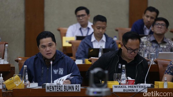Momen Erick Thohir Bahas Rencana dan Evaluasi BUMN di DPR