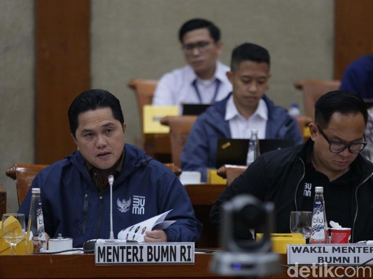 Momen Erick Thohir Bahas Rencana dan Evaluasi BUMN di DPR