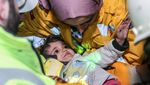 Momen Haru Penyelamatan Anak-anak Korban Gempa Turki