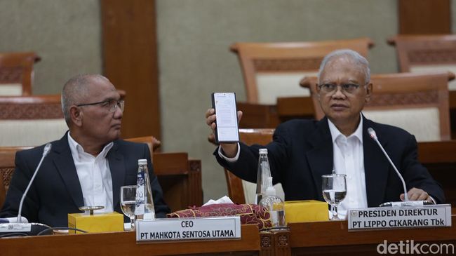 Potret Bos Meikarta Pamer Cabut Gugatan Rp 56 M ke Konsumen di DPR