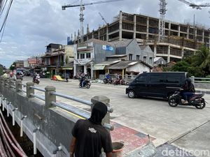 Ditarget Rampung Besok, Begini Kondisi Jembatan Jatijajar Depok
