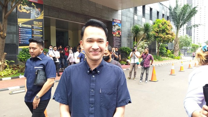 Ruben Onsu di Polda Metro Jaya.