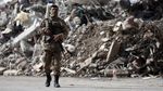 Tentara Turki Berpatroli untuk Jaga Keamanan Korban Gempa