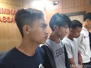 6 Pria di Makassar Ditangkap usai Culik-Keroyok Pemuda dalam Mobil