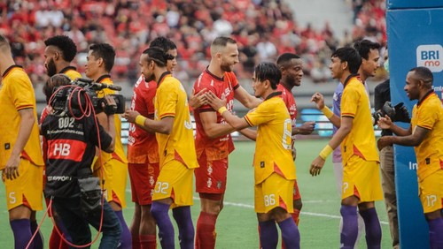 Bali United Vs Persik di laga sebelumnya.