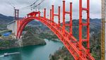 China Bangun Jembatan di Atas Sungai Wujiang, Begini Penampakannya