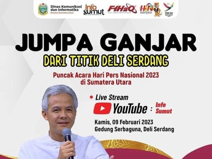 Flyer acara Jumpa Ganjar (Foto: Istimewa)
