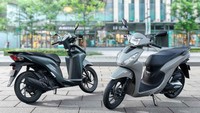 Secara tampilan Honda Dio 110 baru masih membawa desain model sebelumnya, yakni berdimensi mungil dengan perpaduan aksen membulat dan mematah.  Foto: Honda Japan