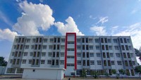 Lokasi pembangunannya berada di di Jalan H.M Joyomartono No. 19 Kelurahan Margahayu, Kecamatan Bekasi Timur, Kota Bekasi dan untuk kelengkapan meubelairnya dilaksanakan pada tahun anggaran 2022.Foto: Ristyan / Direktorat Jenderal Perumahan Kementerian PUPR